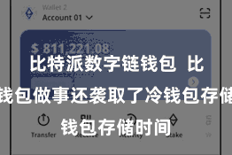 比特派数字链钱包  比特派钱包做事还袭取了冷钱包存储时间
